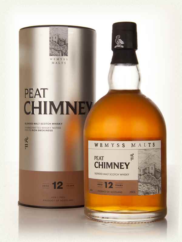 Peat Chimney 12 Year Old (Wemyss Malts) Blended Malt Scotch Whisky - 70cl 40%