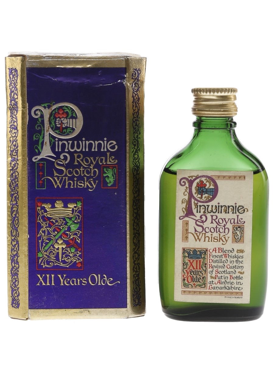 Pinwinnie Royale 12 Year Old 1970s Whisky Miniature - 5cl 40%