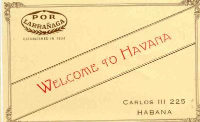 Por Larranaga Sampler Box Card/Voucher from 1932