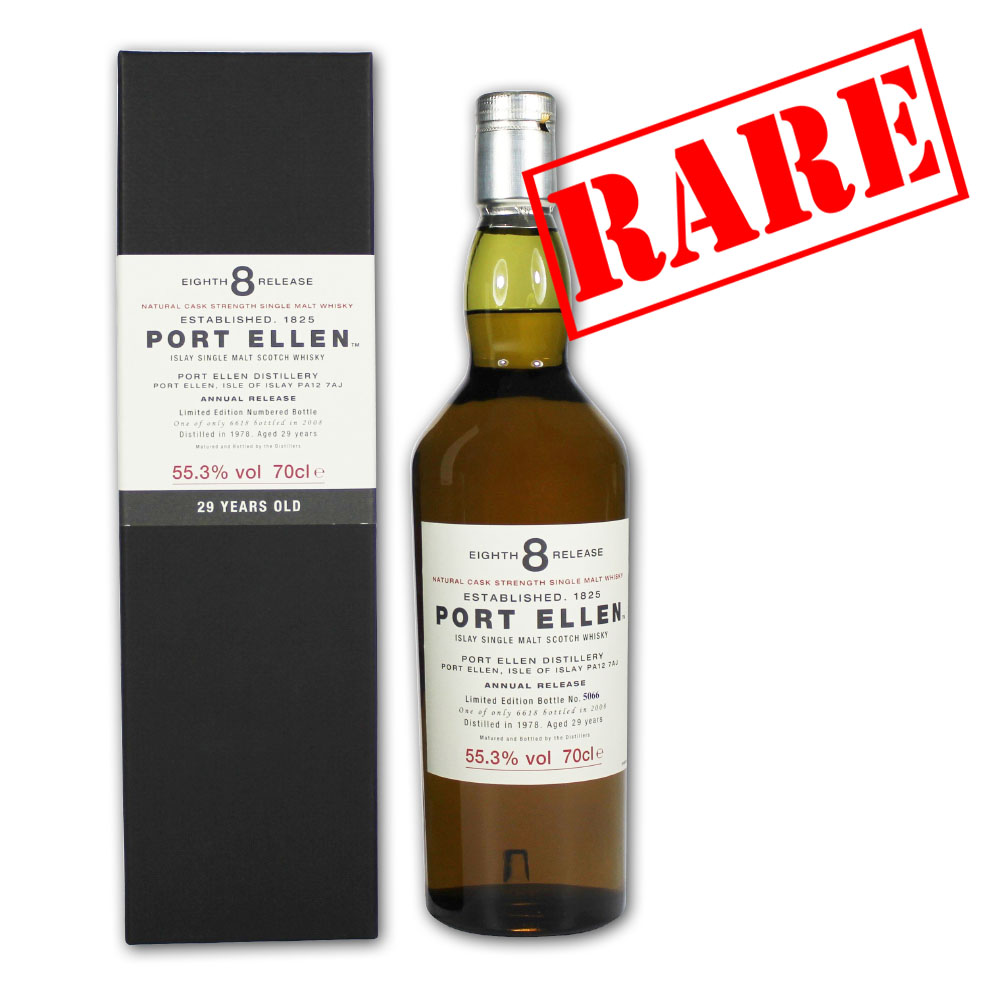 Port Ellen 29 Year Old 1978 8th Release Whisky - 70cl 55.3%