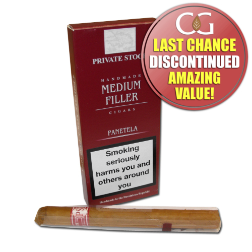 Private Stock Panatella Cigar - Pack of 4 (End of Line)