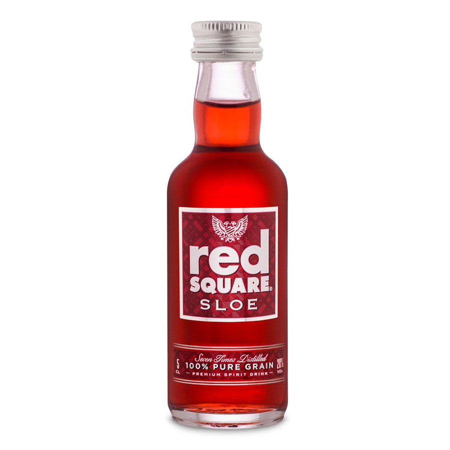 Red Square Sloe Vodka Miniature - 5cl 20%