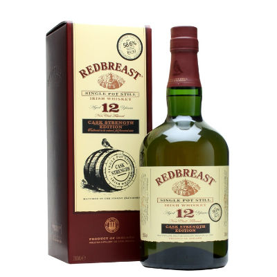 Redbreast 12 Year Old Cask Strength Whiskey - 70cl 58.1%