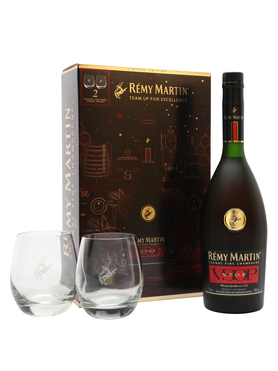 Remy Martin VSOP 70cl Bottle & Glasses Gift Pack