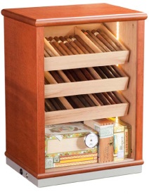 DeArt Reverso Glass Door Humidor Cabinet - 250 cigars capacity