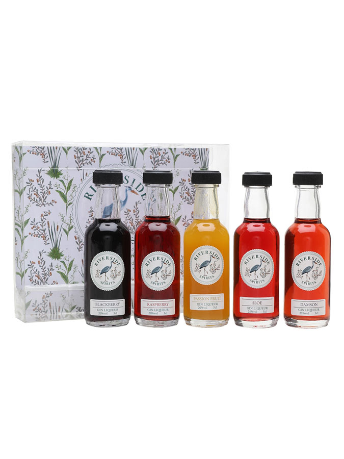 Riverside Spirits Gin Liqueur Gift Pack 5x5cl