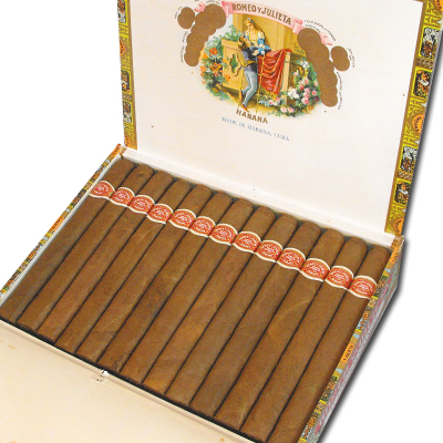 1970's Romeo corona grandes box of 25