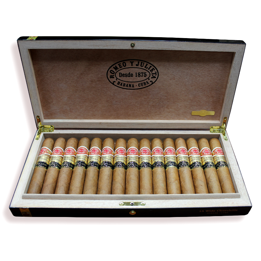 Romeo y Julieta Wide Churchill Gran Reserva Cigar Box of 15