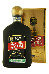 Santiago de Cuba 20 Year Old Extra Anejo Rum - 70cl 40%