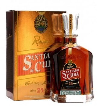 Santiago de Cuba 25 Year Old Extra Anejo Rum - 70cl 40%