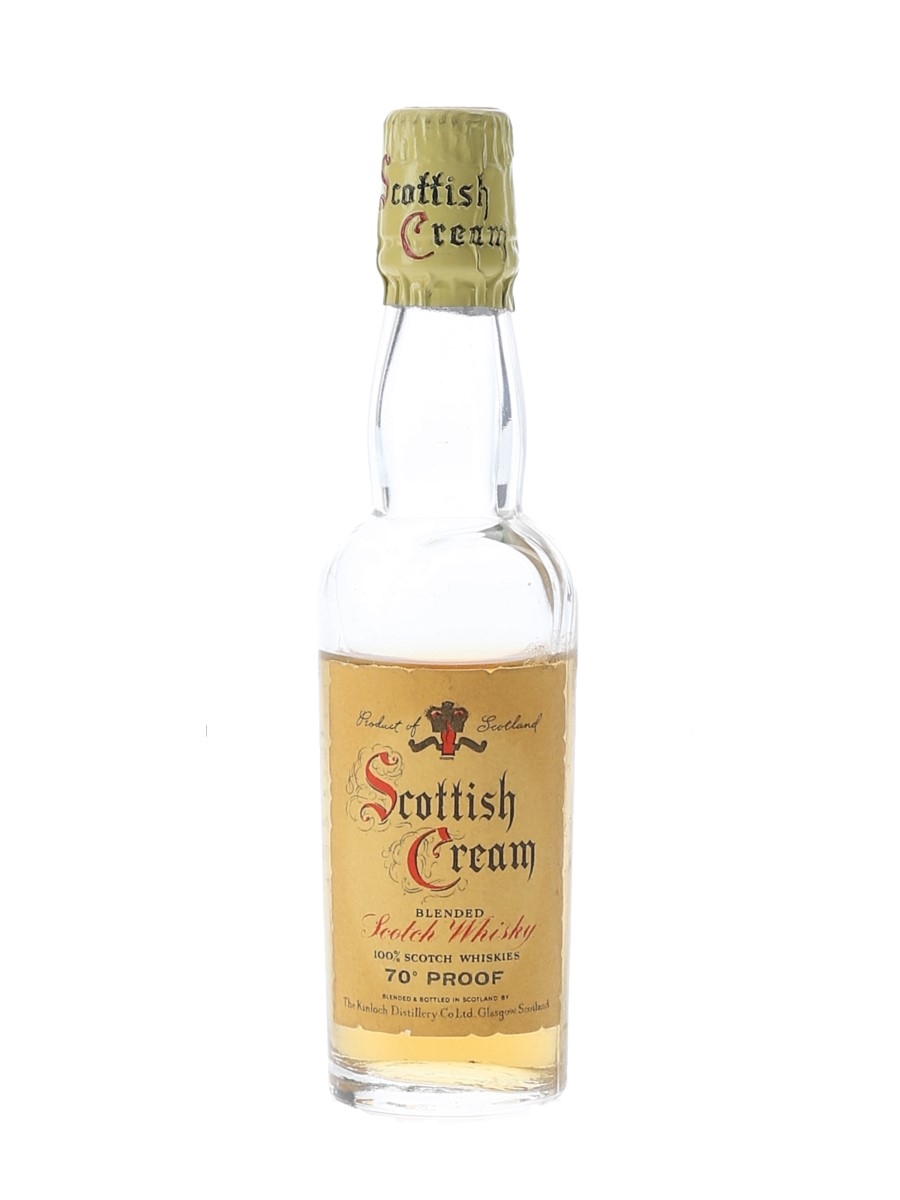 Scottish Cream Bottled 1950s-1960s Kinloch Distillery Co. Ltd Whisky Miniature - 5cl 40%