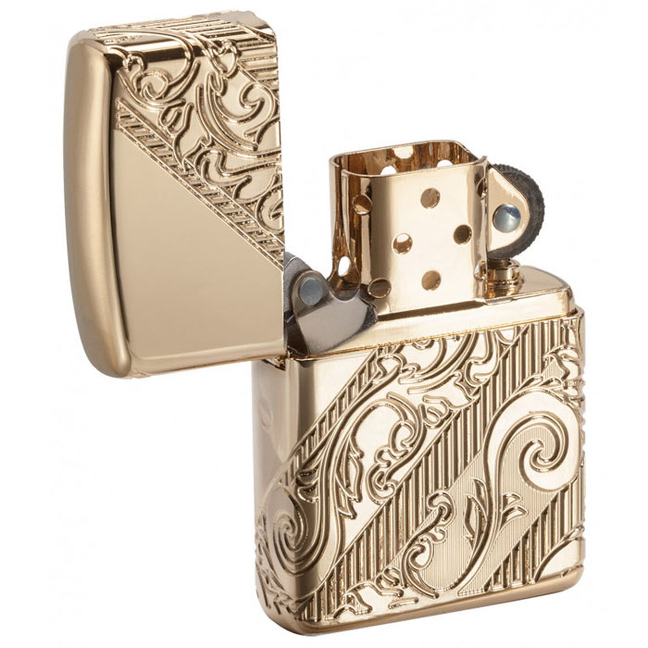Zippo Armor Gold Plated Scroll 2018 Collectible of the Year