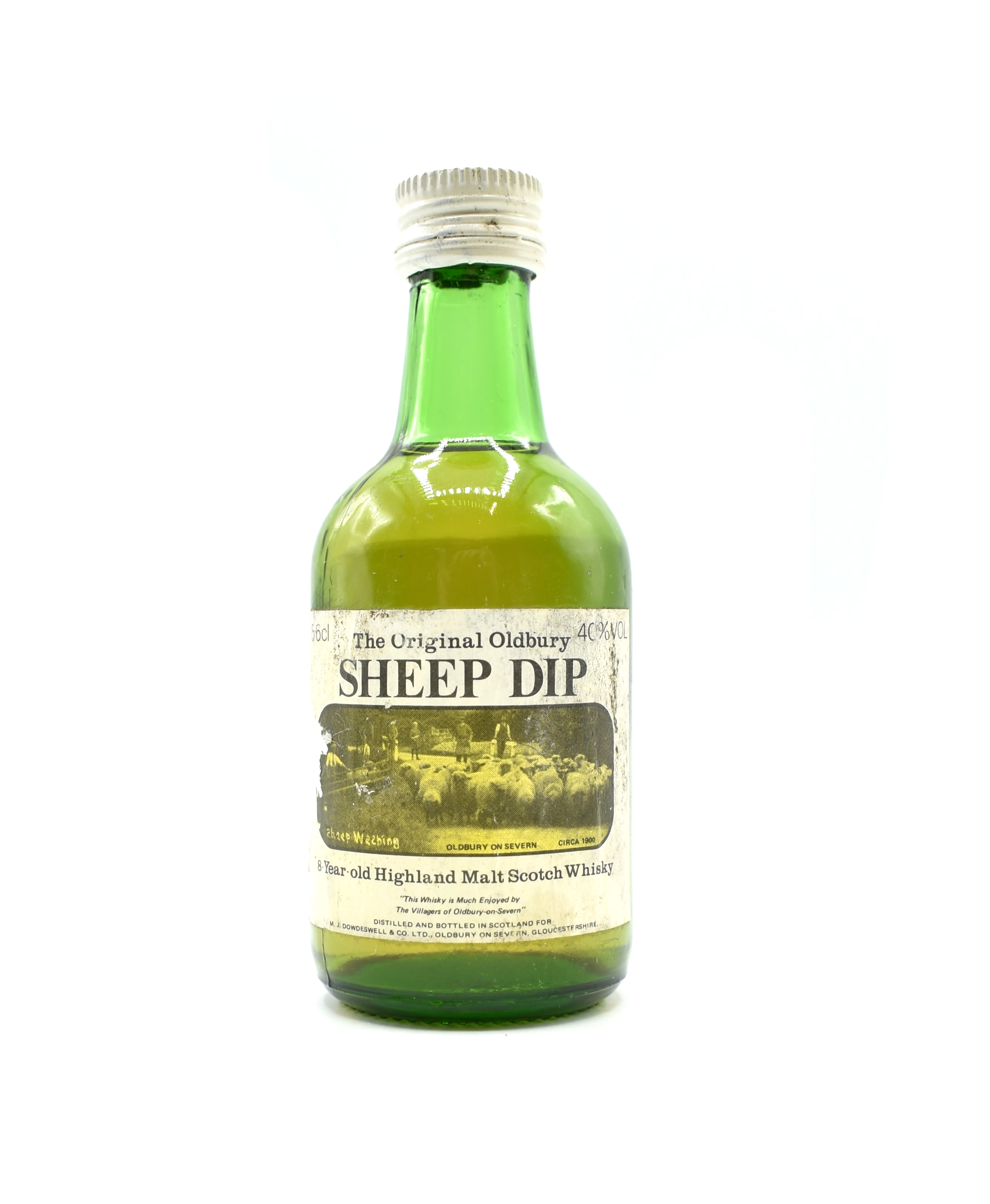 The Original Oldbury Sheep Dip 8 Year Old Whisky Miniature - 40% 5cl