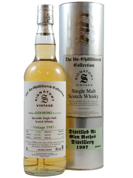 Glenrothes 21 year old 1997 Signatory Vintage - 46% 70cl
