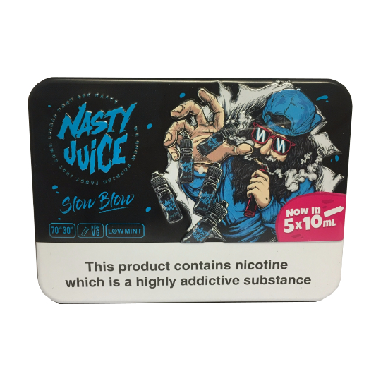 Nasty Juice Slow Blow Vape E-Liquid - 5 x 10ml 3mg