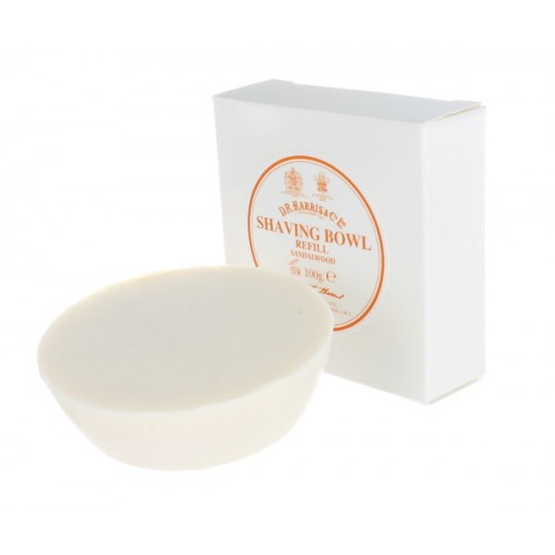 D R Harris & Co Ltd Sandalwood Shaving Soap Bowl Refill - 100g