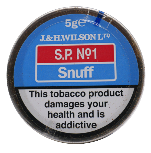 J & H Wilson  Sp No 1 Snuff - Small Tin - 5g