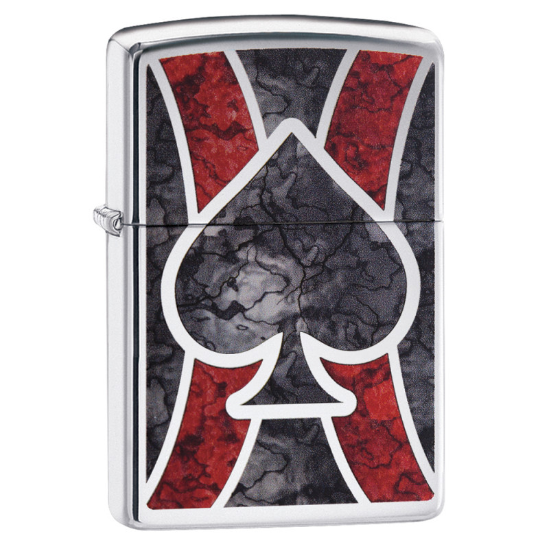 Zippo Ace of Spades Design Windproof Lighter