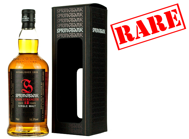 Springbank 12 Year Old Cask Strength 2016 Single Malt Whisky - 70cl 56.3%