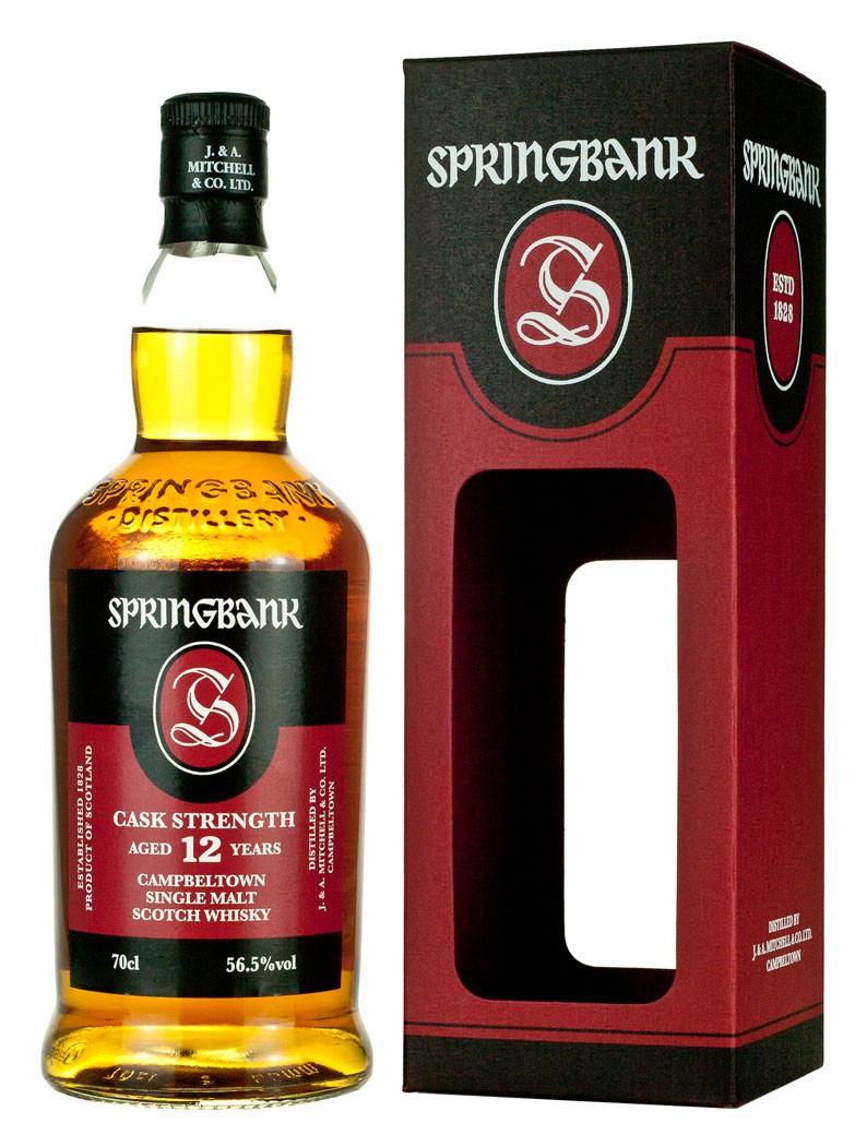 Springbank 12 Year Old Cask Strength Mid 2018 - 70cl 56.3%