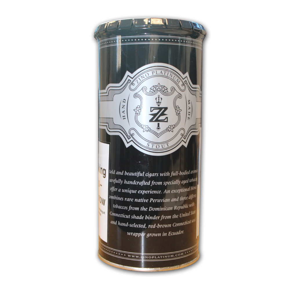 torpedo tobacco tin Zino Platinum Stout Torpedo Cigar