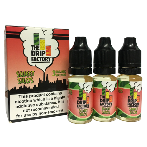 The Drip Factory - Sweet Silos Vape E-Liquid - 3 x 10ml 3mg