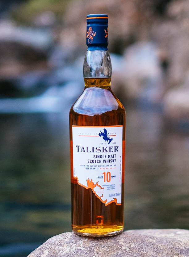 Talisker 10 Year Old Single Malt Scotch Whisky - 70cl, 45.8%