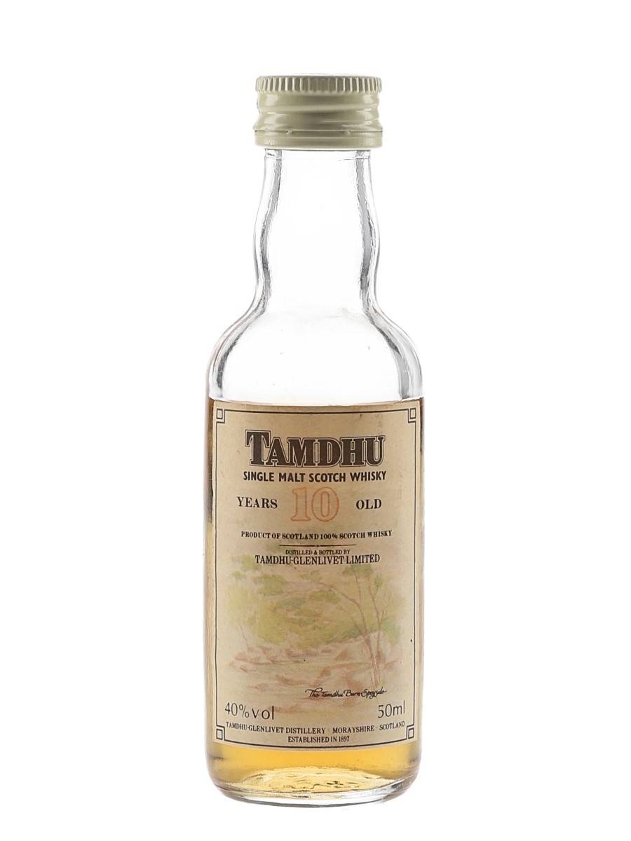 Tamdhu 10 Year Old Whisky Miniature - 40% 5cl