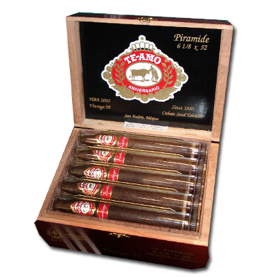 Te-Amo Aniversario Piramides Tubed Cigar - Box of 15