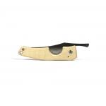 Les Fines Lames Le Petit - The Cigar Pocket Knife - Wave Blade Curly Maple