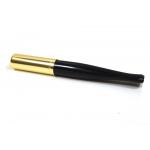 Denicotea Long Ejector Cigarette Holder - Black & Gold