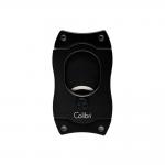 Colibri S Cut Brushed Metal Cigar Cutter - Black