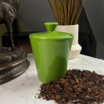 Savinelli Airtight Humidor Tobacco Storing Jar - Light Green