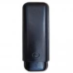 Jemar Leather Cigar Case - 2 Finger - 70 RG - Black