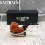 Rattrays Handmade 3 Triskele 5 Smooth 9mm Filter Fishtail Pipe (RA660)