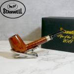 Stanwell Pipe Of The Year 2019 Light Silver Mounted Fishtail Pipe (ST242) - END OF LINE