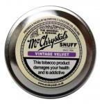 McChrystals Vintage Velvet (Formerly Violet) Snuff - Mini Tin - 3.5g