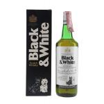 Buchanans Black & White Bottled 1970s Amerigo Sagna - 40% 75cl