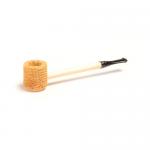 Corn Cob 201 Short Stop Straight Black Stem Pipe