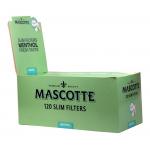 Mascotte Menthol Slim 6mm Filter Tips (120) 20 Bags