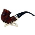 Peterson Sherlock Holmes Original Smooth Silver Mounted P Lip Pipe (PE111)