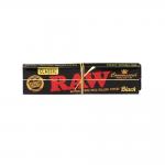 RAW Black Kingsize Slim Rolling Papers 1 Pack
