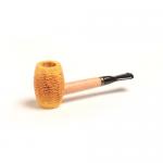 Corn Cob Tom Sawyer Straight Black Stem Pipe