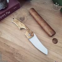 Les Fines Lames Le Petit Classic - The Cigar Pocket Knife - Acacia Burl