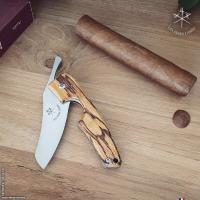 Les Fines Lames Le Petit Premium - The Cigar Pocket Knife - Marblewood (End of Line)