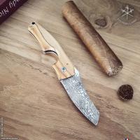 Les Fines Lames Le Petit - The Cigar Pocket Knife - Compass Series Cuba Olive