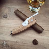 Les Fines Lames Le Petit - The Cigar Pocket Knife - Barrel Series Cognac