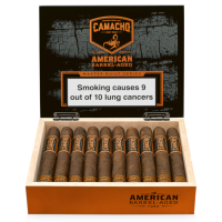 Camacho American Barrel Aged Toro Cello Cigar - Box of 20 (End of Line)