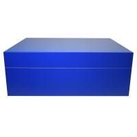 Jemar Rainbow Collection Blue Humidor - 70 Cigar Capacity