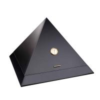 Adorini Pyramid Black Deluxe Cigar Humidor - 100 Cigar Capacity (AD040)